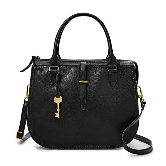 Fossil ZB7412001 Ryder Black Satchel Bag