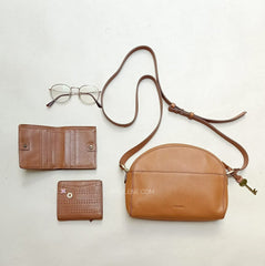 Fossil ZB7633231 Women's Chelsea Crossbody Tan Bag