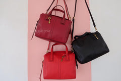 Fossil Zb6847933 Emma Satchel Crimson