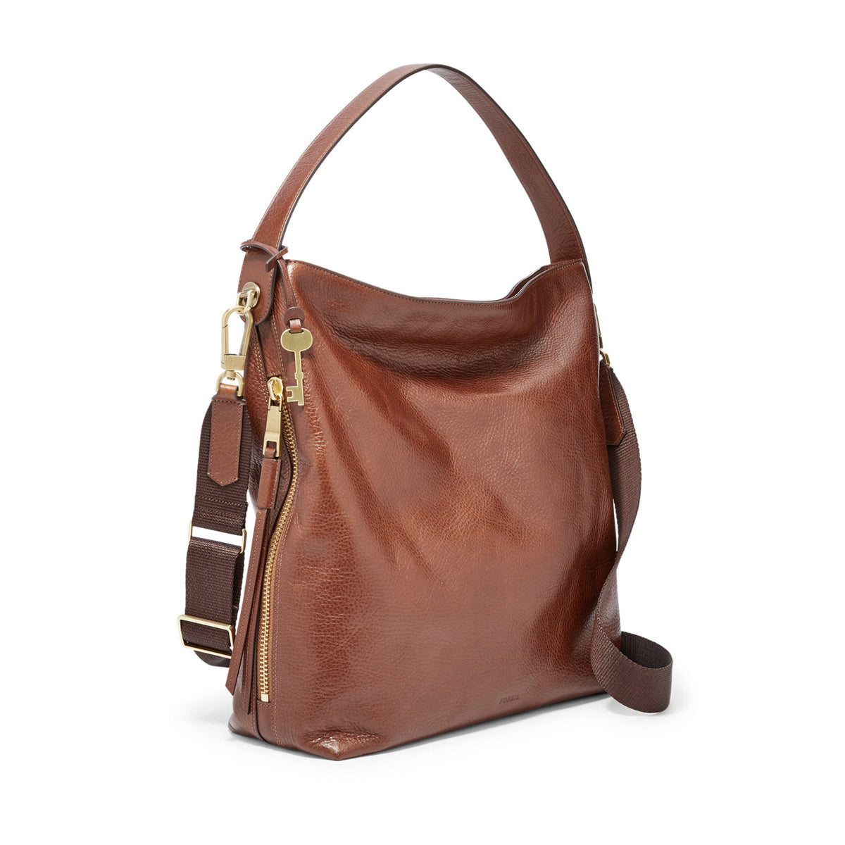 Fossil Zb6980200 Maya Hobo Large Brown Balilene