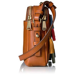 Fossil Zb7243998 Bags Crossbody Piper Tassel Toaster Brown W/multi