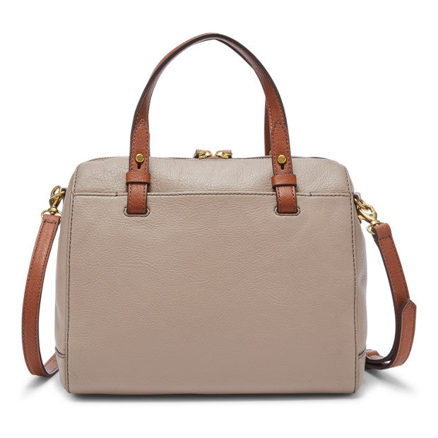 Fossil rachel outlet satchel light taupe