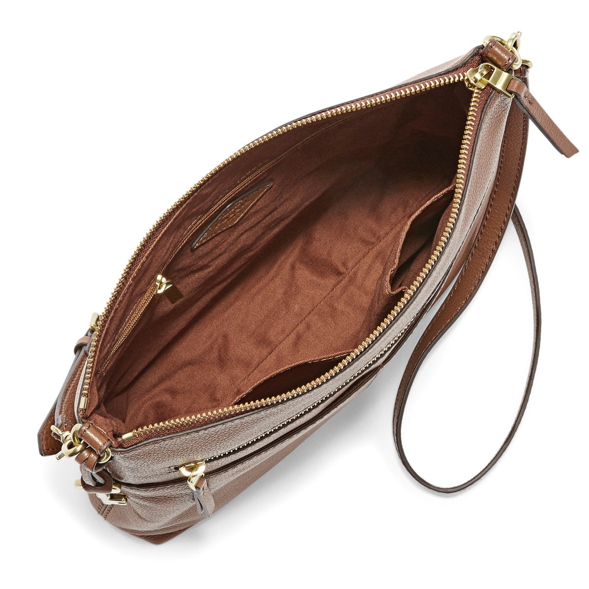 Fossil Zb7267210 Fiona Large Crossbody Medium Brown Balilene