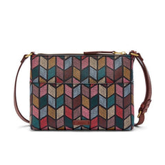 Fossil Zb7270762 Fiona Ew Crossbody Fal Multi