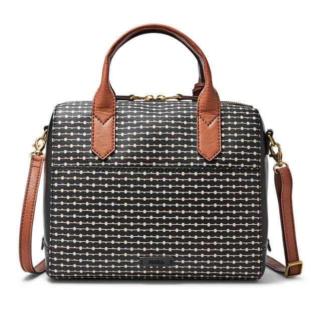 Fossil fiona satchel hot sale black