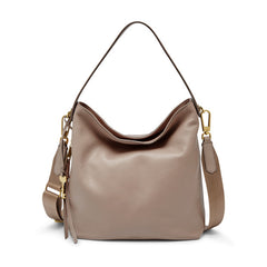 Fossil Zb7285263 Maya Small Hobo Light Taupe Bag