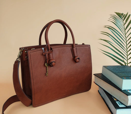 Fossil Zb7369200 Skyler Satchel Brown