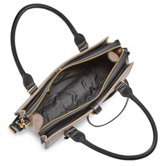 Fossil Zb7412263 Ryder Satchel Handbag Light Taupe