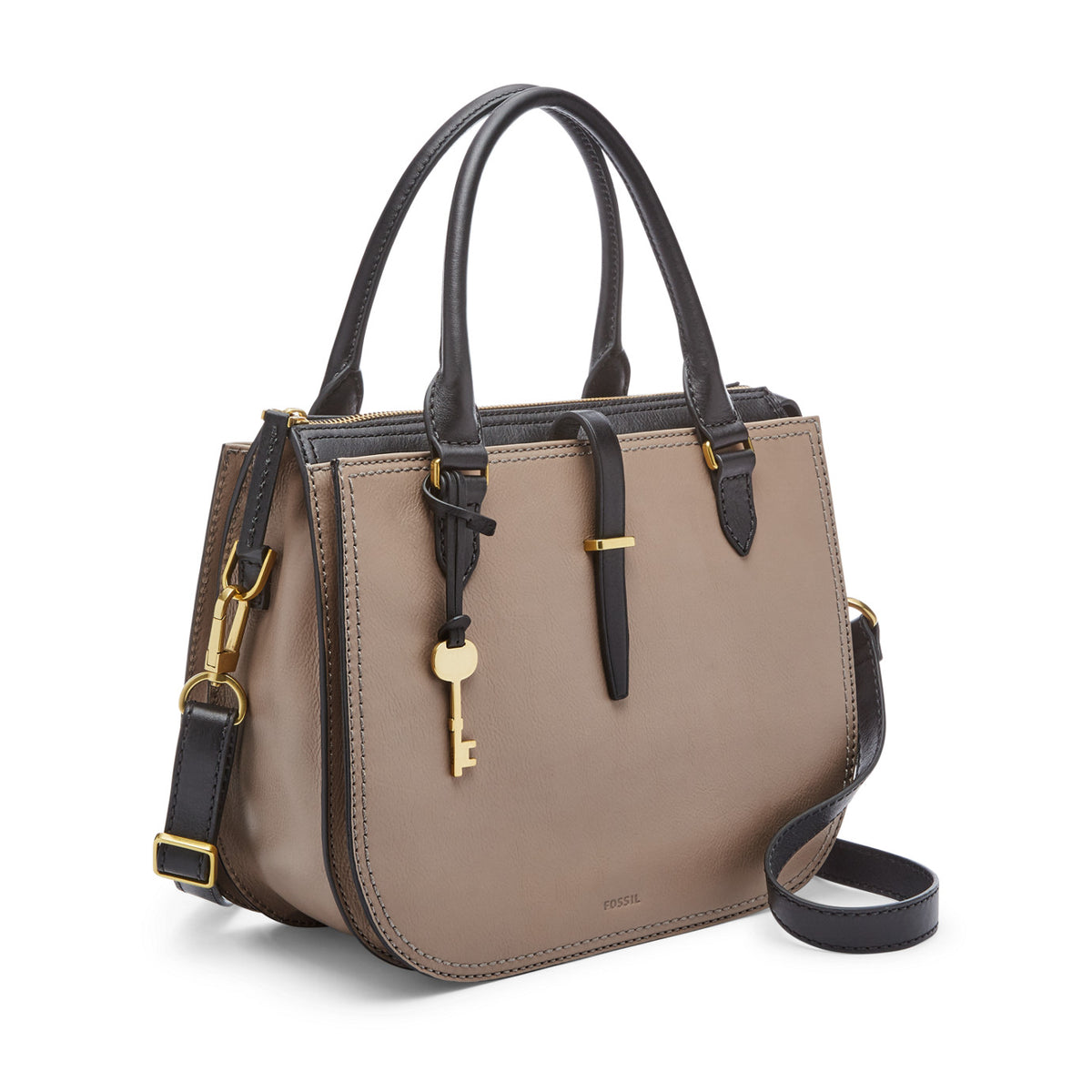 Fossil Zb7412263 Ryder Satchel Handbag Light Taupe Balilene