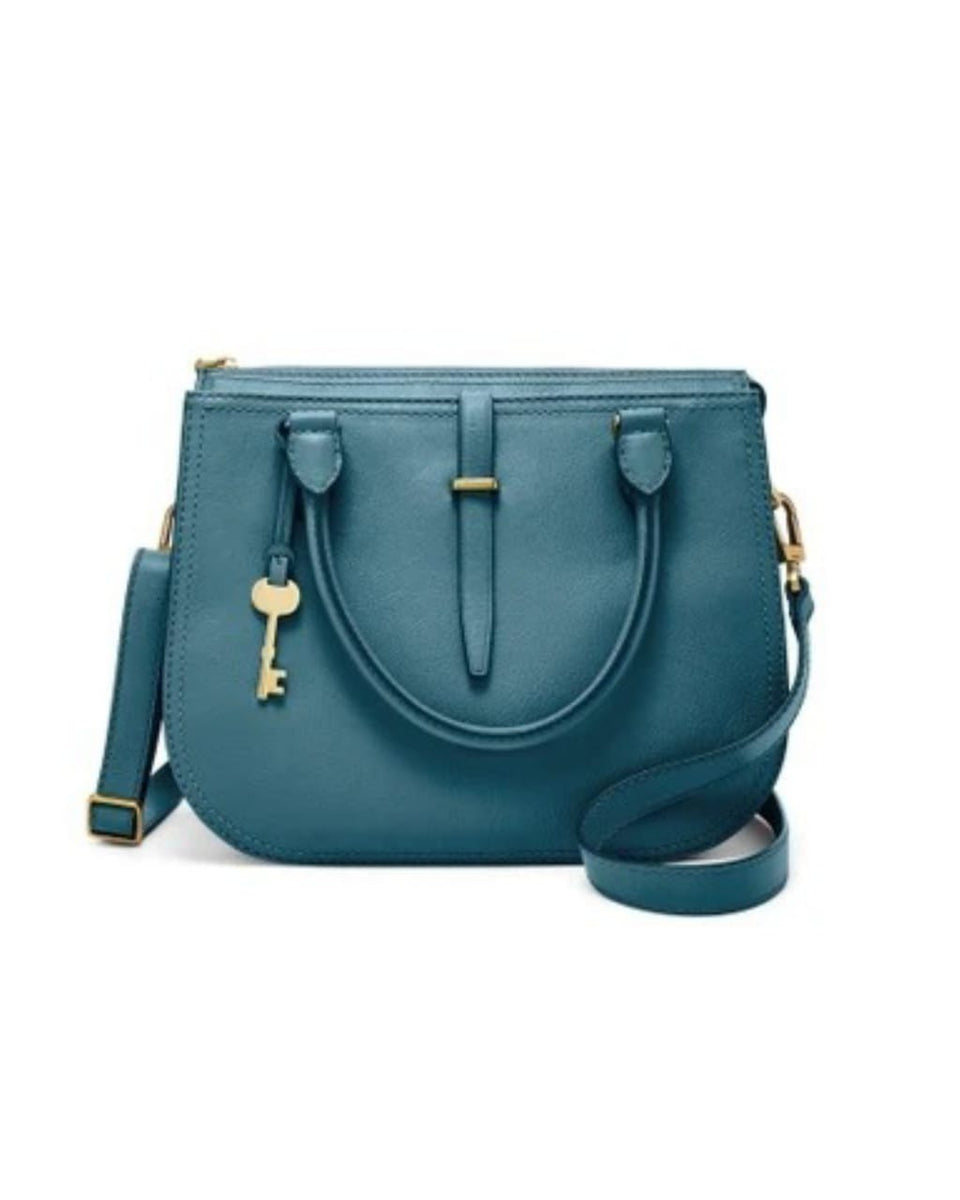 Fossil ryder shop mini satchel caribbean
