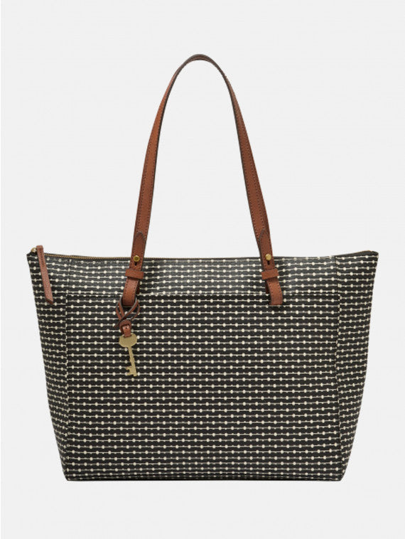 Rachel tote black stripe sales