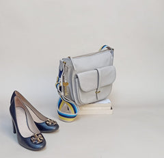 Fossil Zb7477055 Ryder Crossbody Mineral Gray
