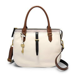Fossil Zb7482994 Ryder Satchel Neutral Multi Leather