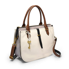 Fossil Zb7482994 Ryder Satchel Neutral Multi Leather