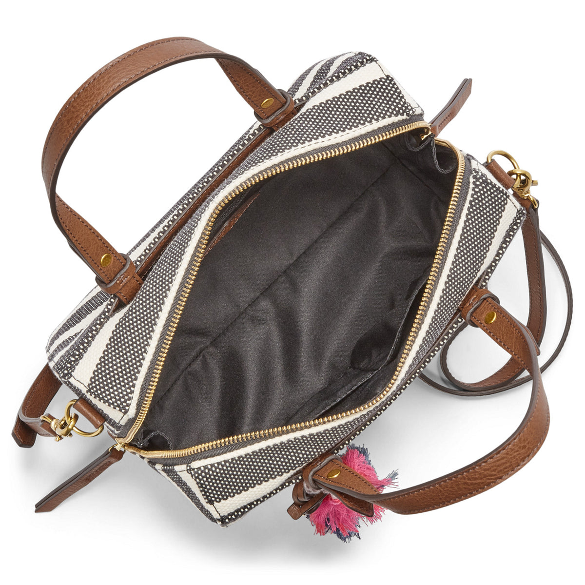 Rachel satchel shop black stripe