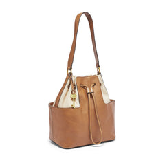 Fossil Zb7530231 Cooper Bucket Shoulder Tan
