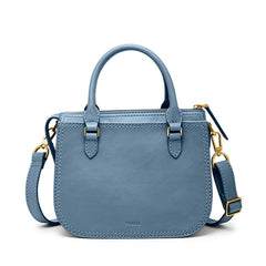 Fossil ZB7587491 Ryder Mini Faded Indigo Satchel Bag