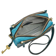 Fossil Zb7592380 Campbell Crossbody Indian Teal