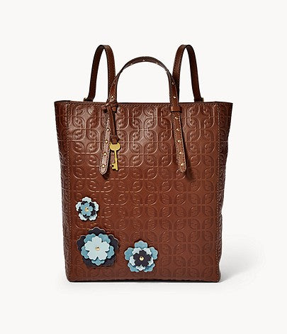 camilla convertible leather backpack Fossil ZB7773914 Camilla Backpack Brown Multi – Balilene