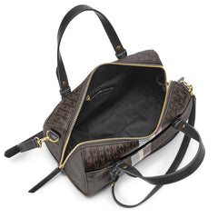 Fossil Zb7794015 Rachel Satchel Black Brown