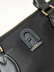 Furla Calipso Nylon Tote Small Bag Black