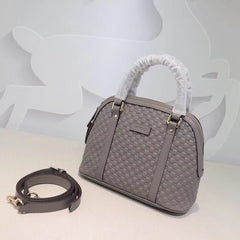 Gucci 449654 Alma Small Signature in Grey