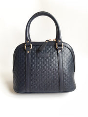 Gucci 449654 Alma Small Signature in Navy
