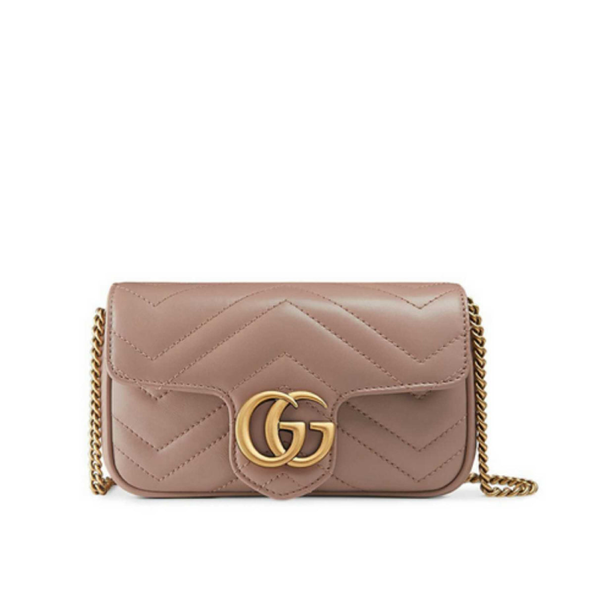 Gucci GG Marmont Matelasse Leather Super Mini Bag Balilene