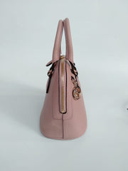 Gucci Mini Dome Leather Satchel Pink