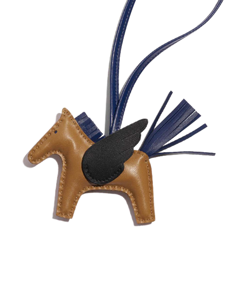 Hermes Rodeo Pegasus Charm MM Milo Sesame Blue Sapphire – Balilene
