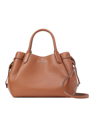 Kate-Spade-Dumpling-Pebbled-Leather-Small-Satchel-Warm-Gingerbread-Balilene-depan
