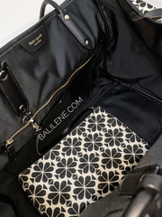 Kate-Spade-Flower-Jacquard-Everything-Stripe-Large-Tote-Bag-Cream-Multi-Balilene-detail-dalam