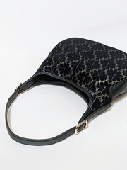 Kate-Spade-Flower-Jacquard-Metallic-Penny-Small-Hobo-Black-Multi-Balilene-detail-belakang