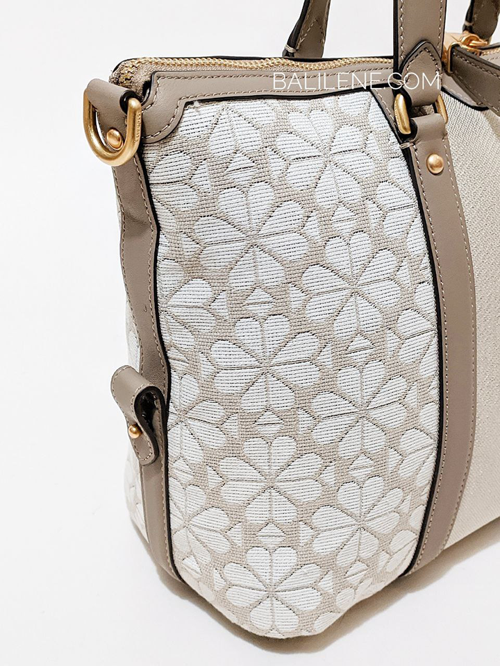 Kate-Spade-Flower-Jacquard-Stripe-Faye-Medium-Satchel-Natural-Multi-Balilene-detail-samping