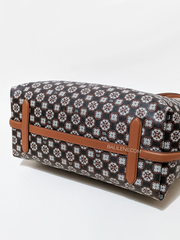 Kate-Spade-Flower-Monogram-Sutton-Medium-Tote-Bag-Black-Multi-Balilene-detail-bawah