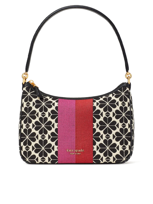 Kate-Spade-Jacquard-Stripe-Sam-Small-Convertible-Shoulder-Bag-Cream-Multi-Balilene-depan