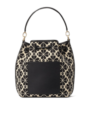 gambar-belakang-Kate-Spade-K4373-Flower-Jacquard-Stripe-Medium-Bucket-Bag-Cream-Multi