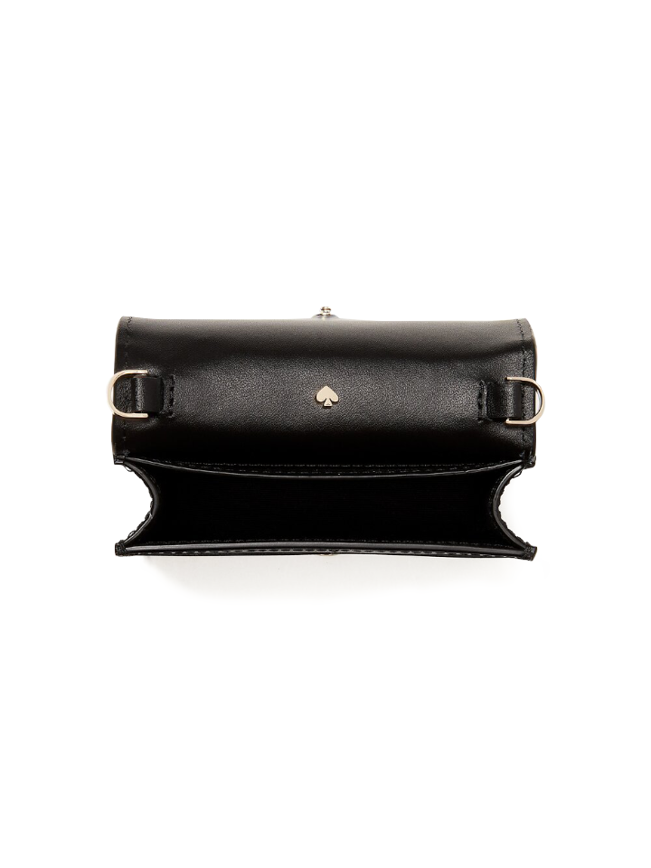 Kate-Spade-K4516001-Flower-Jacquard-Hearts-Chain-Cardholder-Black-Multi-Balilene-dalam