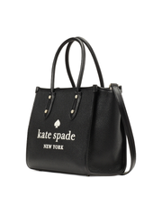 Kate-Spade-K4689-Ella-Small-Tote-Pebbled-Leather-Black-Balilene-samping