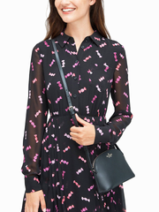 Kate Spade Kali Small Dome Crossbody Bag Black