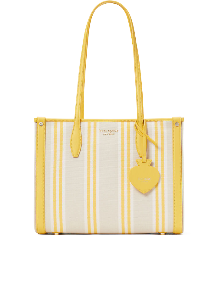 Kate-Spade-Market-Striped-Canvas-Medium-Tote-Morning-Light-Multi-Balilene-depan