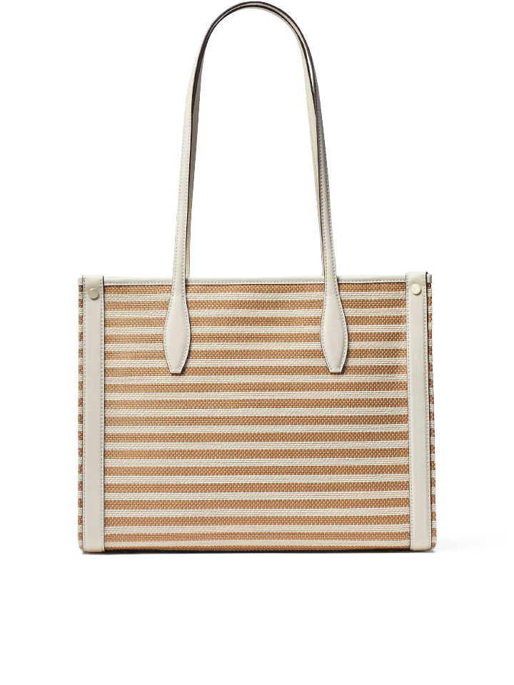 Kate-Spade-Market-Striped-Medium-Tote-Parchment-Multi-Balilene-belakang