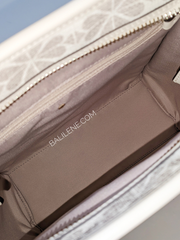 Kate Spade Flower Coated Canvas Medium North South Tote Parchment