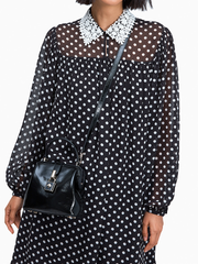 Kate Spade PXR00336 Remedy Patent Small Top-Handle Bag Black