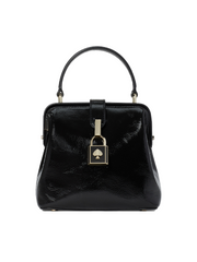 Kate Spade PXR00336 Remedy Patent Small Top-Handle Bag Black