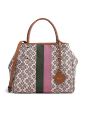 Kate Spade Flower Jacquard Stripe Everything Medium Tote Pink Multi