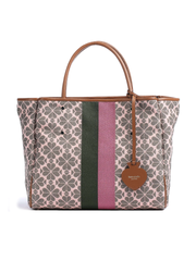 Kate Spade Flower Jacquard Stripe Everything Medium Tote Pink Multi
