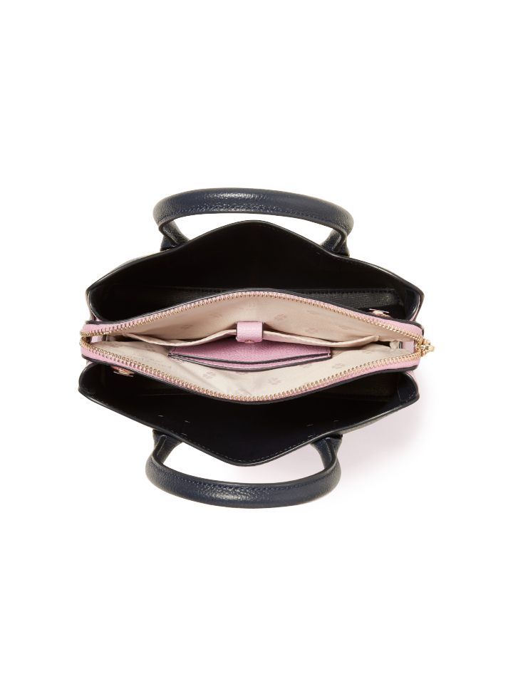 Kate-Spade-PXRUB328-Margaux-Lemons-Mini-Satchel-Blue-Multi-Balilene-dalam