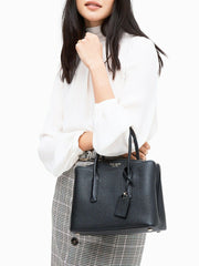 Kate Spade Pxrua161 Margaux Medium Satchel Black