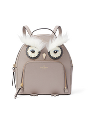 Kate-Spade-WKRU5674-Star-Bright-Owl-Tomi-Gray-Leather-Backpack-Balilene-depan
